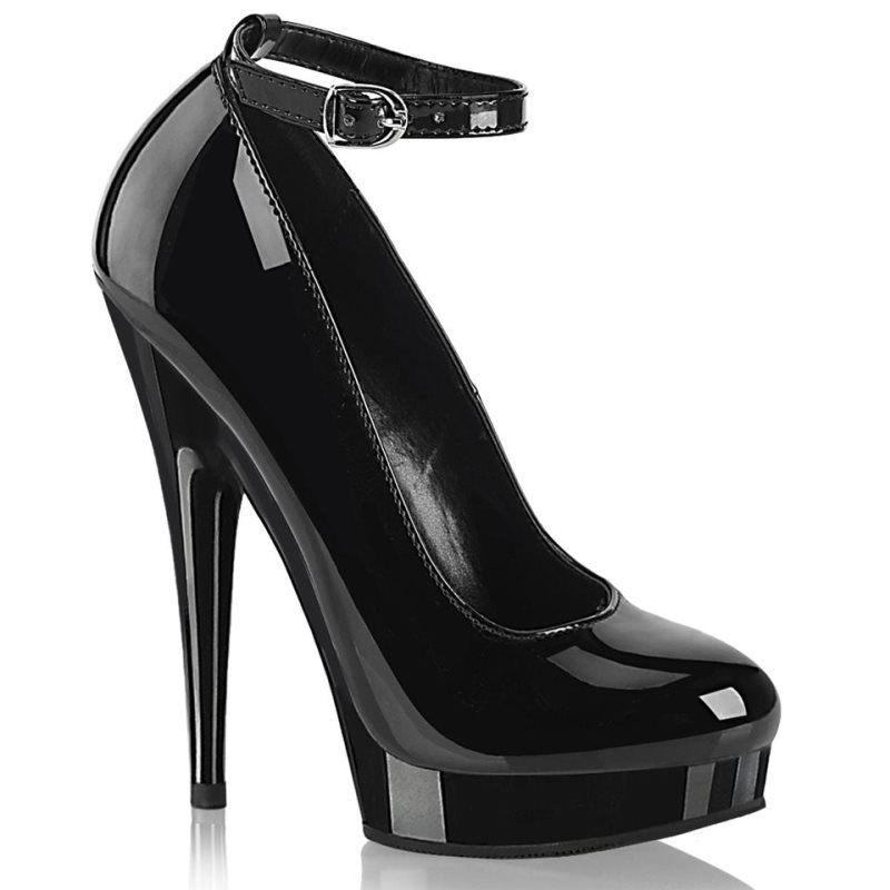 Pleaser Sultry-686 Hakken Dames Zwart | BELGIE BESPEVQG