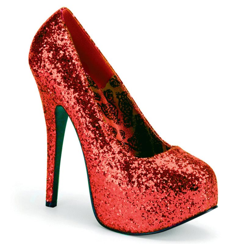 Pleaser Teeze-06GW Hakken Dames Rood | BELGIE BEVWGNCO