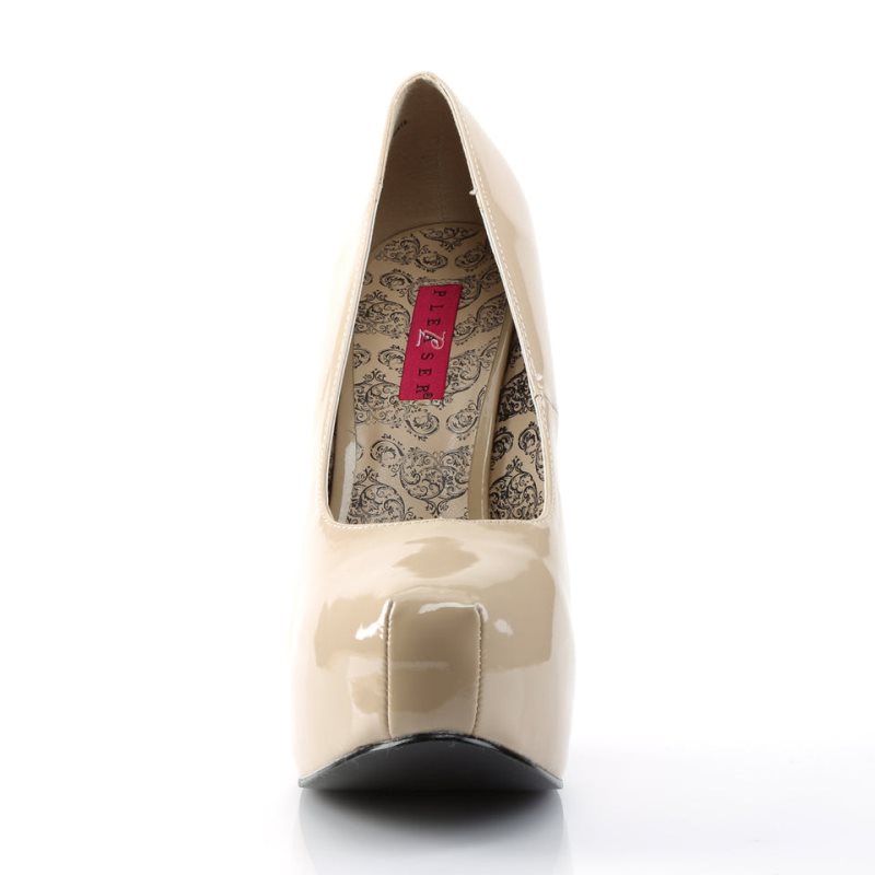 Pleaser Teeze-06W Hakken Dames Beige | BELGIE BEWZKPUJ