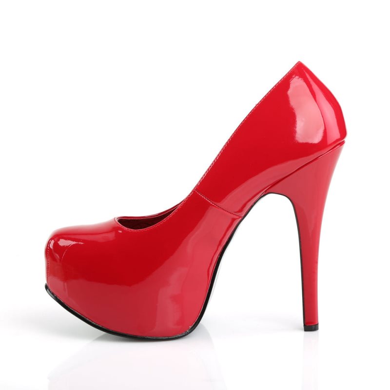 Pleaser Teeze-06W Hakken Dames Rood | BELGIE BEZJCTAI