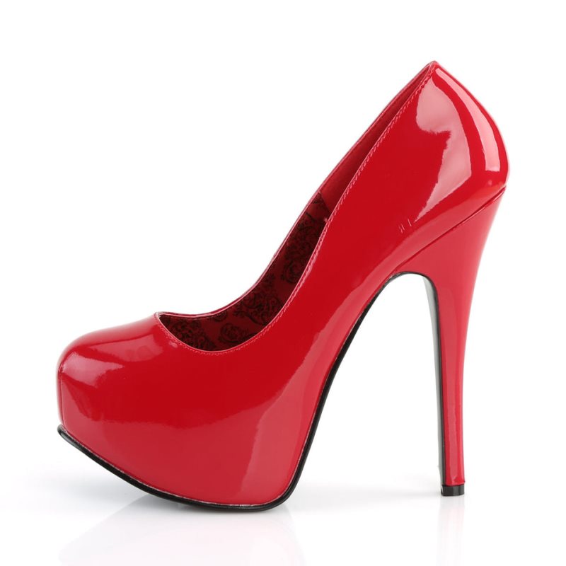 Pleaser Teeze-06 Hakken Dames Rood | BELGIE BEPVFUSR