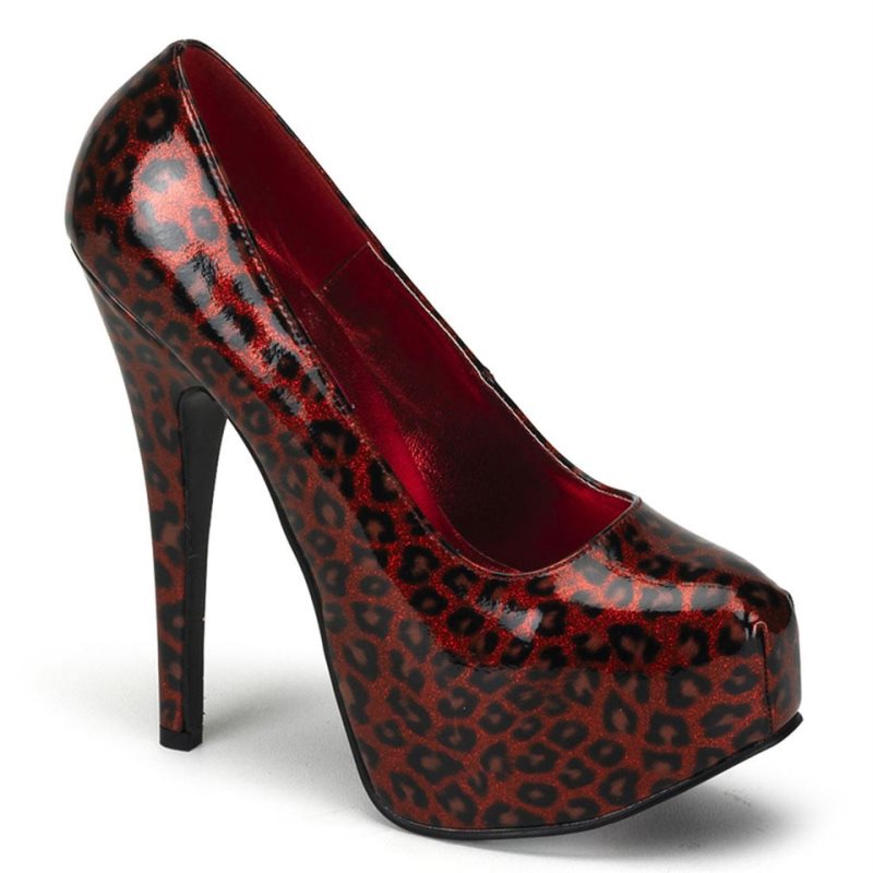 Pleaser Teeze-37 Hakken Dames Rood | BELGIE BEKAZUBM