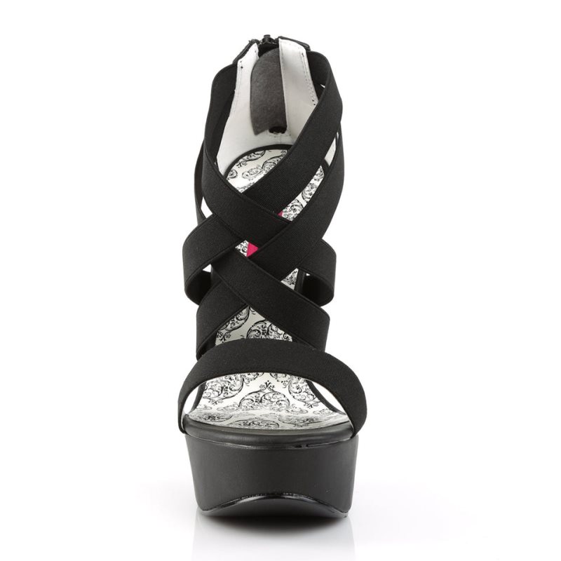 Pleaser Teeze-47W Hakken Dames Zwart | BELGIE BENEBDHP