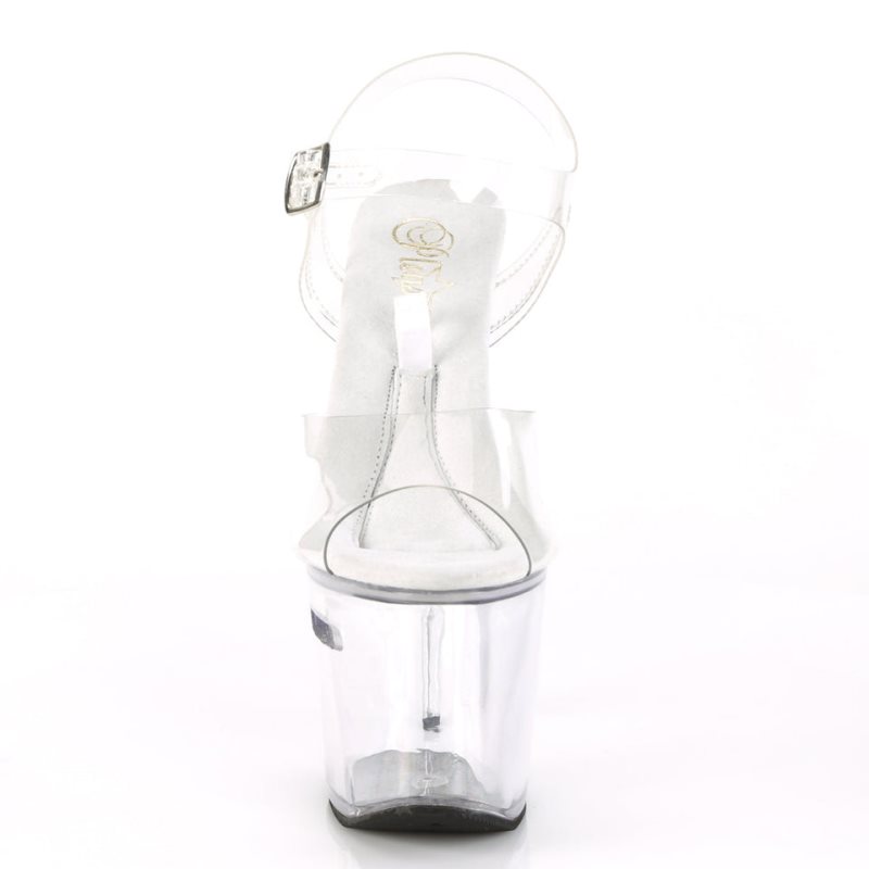 Pleaser Tipjar-708RAD Hakken Dames Clear | BELGIE BETKYBEX