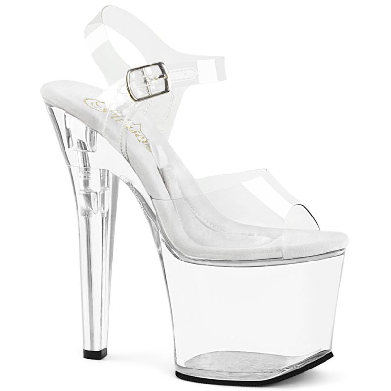 Pleaser Treasure-708RAD Hakken Dames Clear | BELGIE BEPFTEUB