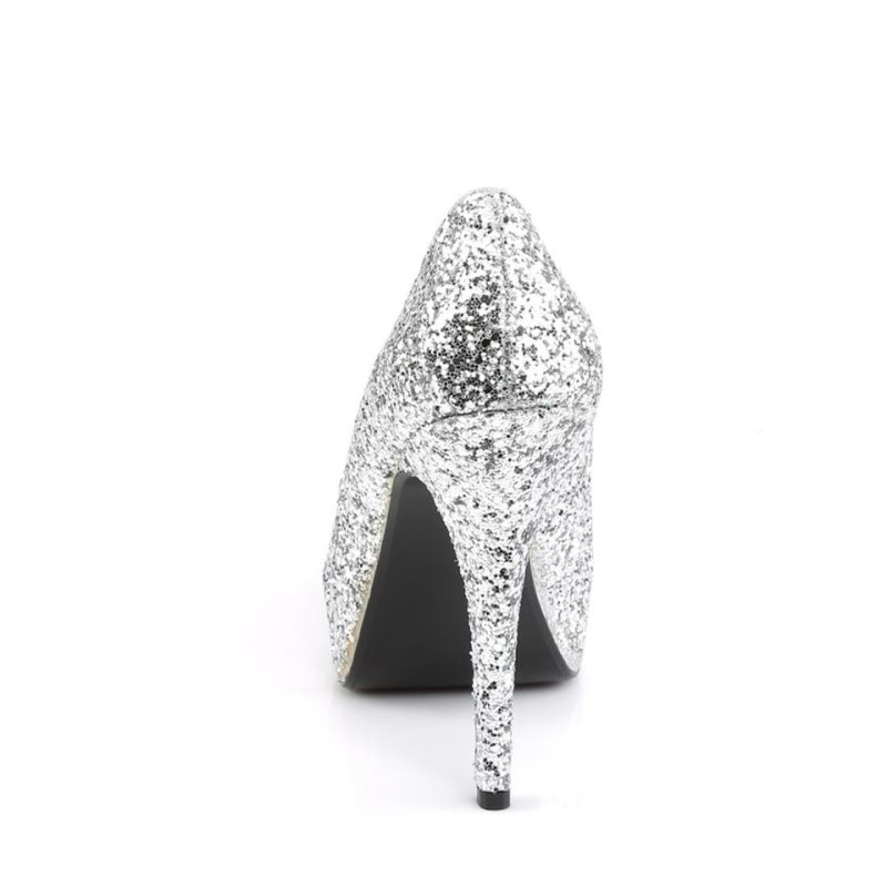 Pleaser Twinkle-18G Hakken Dames Zilver | BELGIE BECKGHYQ