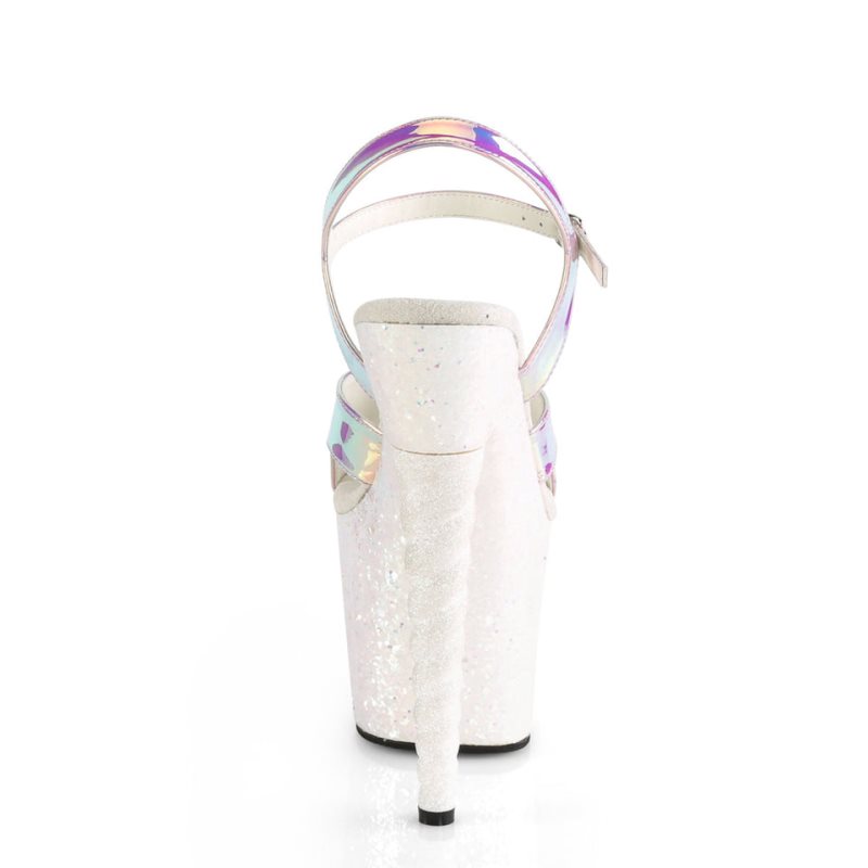 Pleaser Unicorn-711LG Hakken Dames Paars Wit | BELGIE BERNFPKX