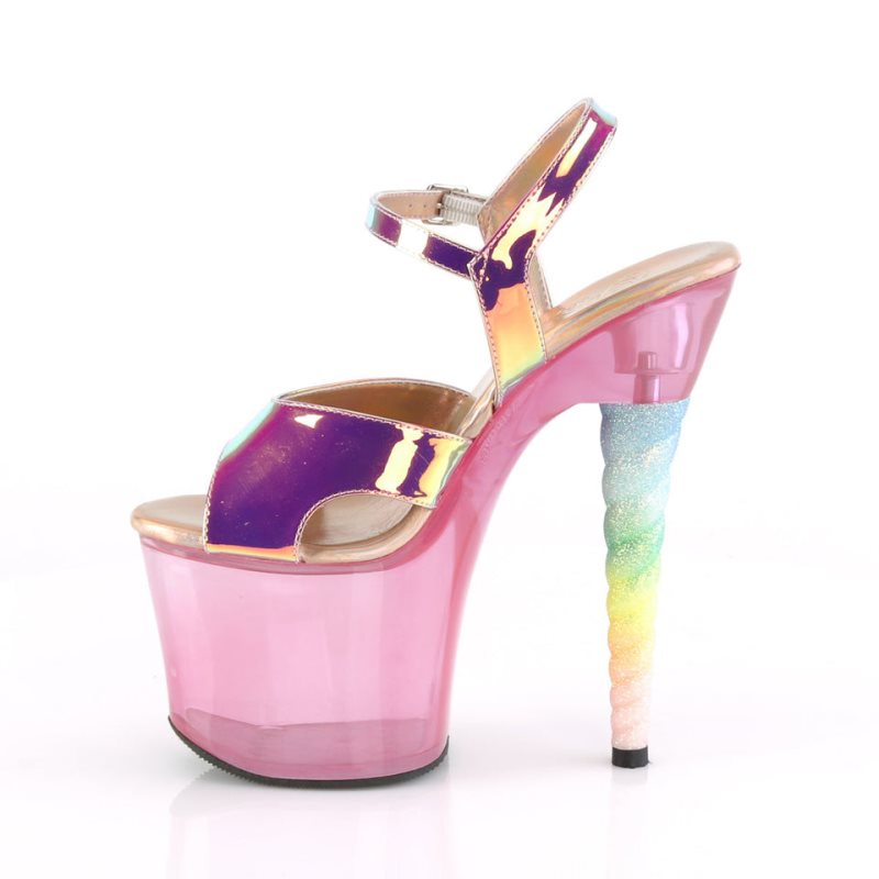 Pleaser Unicorn-711T Hakken Dames Roze | BELGIE BEZFLTNQ