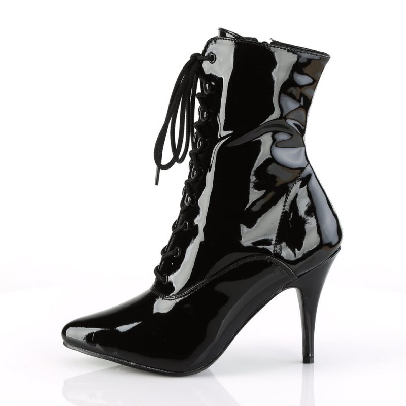 Pleaser Vanity-1020 Laarzen Dames Zwart | BELGIE BEGCAFKS