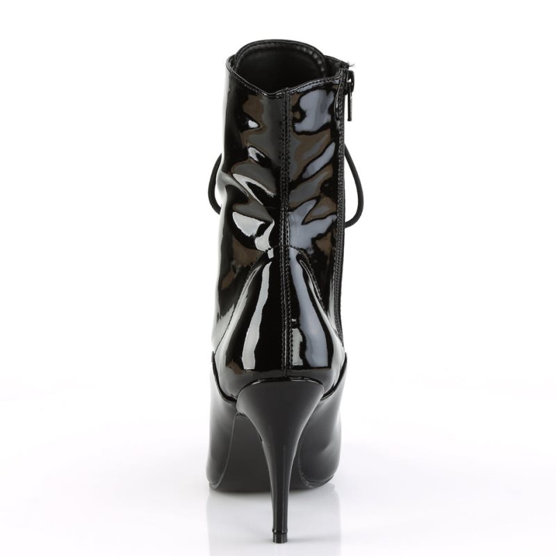 Pleaser Vanity-1020 Laarzen Dames Zwart | BELGIE BEGCAFKS