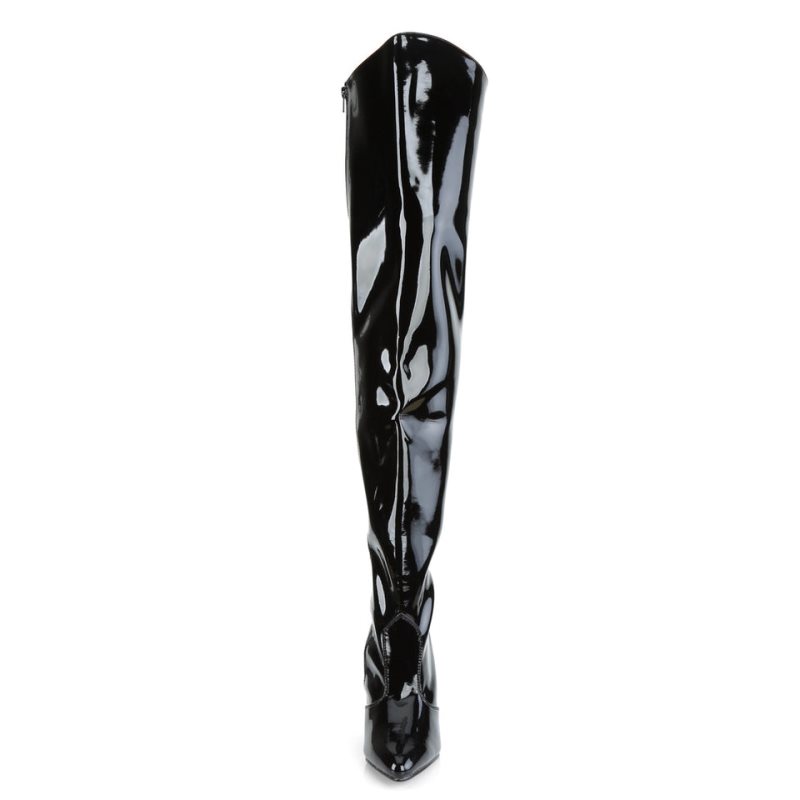 Pleaser Vanity-3010 Hoge Hakken Dames Zwart | BELGIE BESKCXYQ