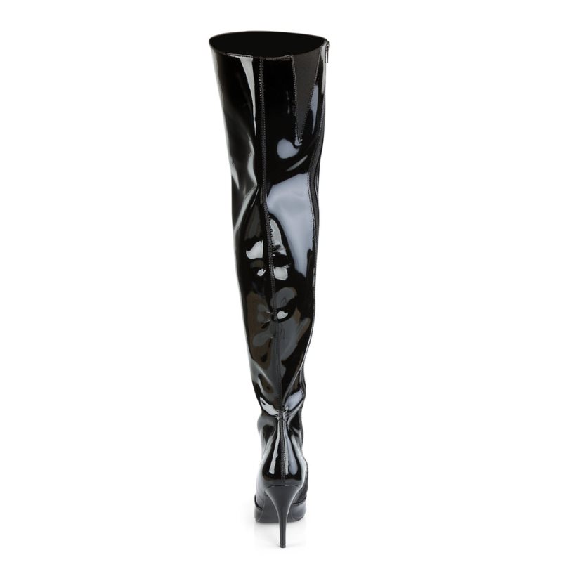 Pleaser Vanity-3010 Hoge Hakken Dames Zwart | BELGIE BESKCXYQ