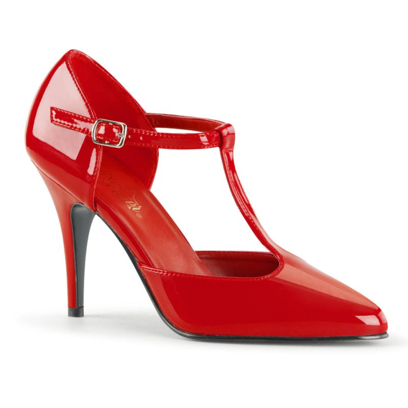 Pleaser Vanity-415 Hakken Dames Rood | BELGIE BETSPGQN