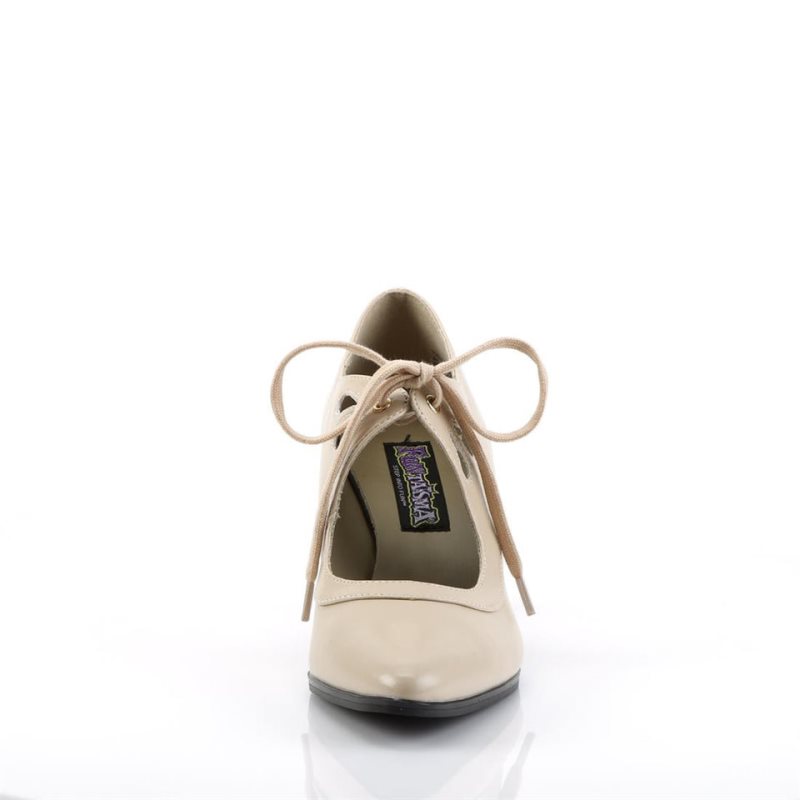 Pleaser Victorian-03 Hakken Dames Beige | BELGIE BEPLFEYV