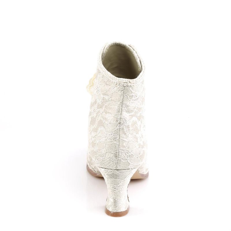 Pleaser Victorian-30 Laarzen Dames Beige | BELGIE BEEPVQFA