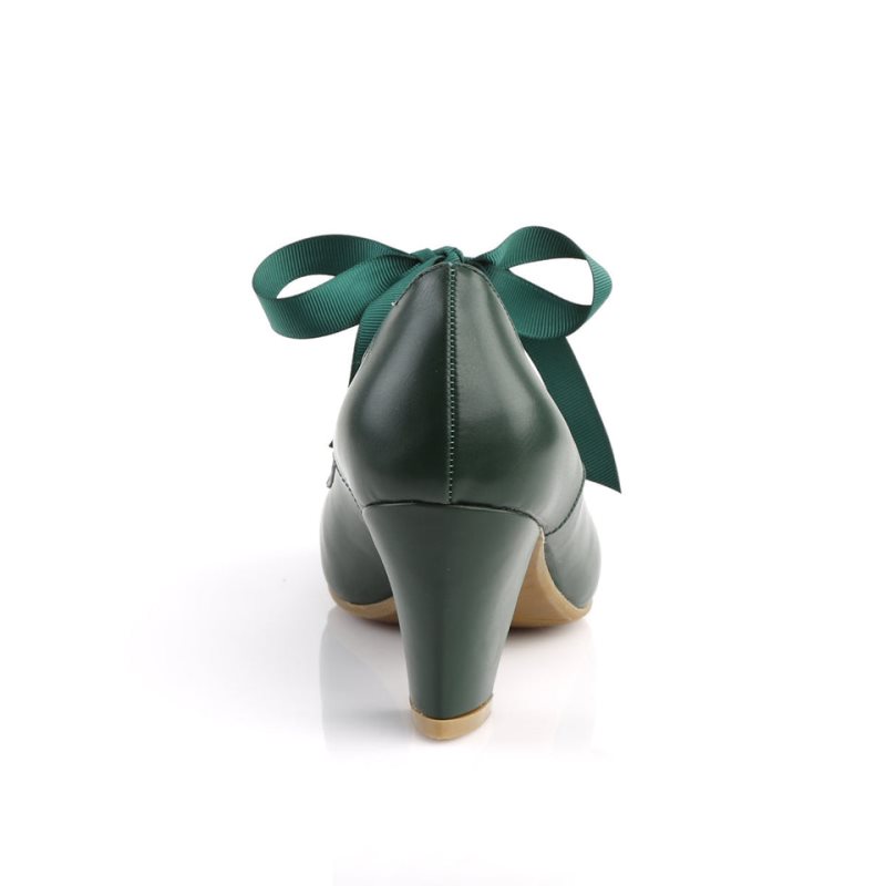 Pleaser Wiggle-32 Hakken Dames Groen | BELGIE BEFSJBQW