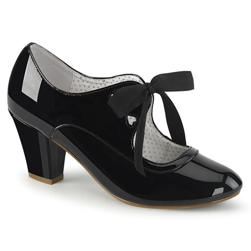 Pleaser Wiggle-32 Hakken Dames Zwart | BELGIE BEYORFXQ