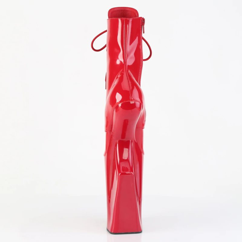 Pleaser Worship-1020 Laarzen Dames Rood | BELGIE BEAVUYEK