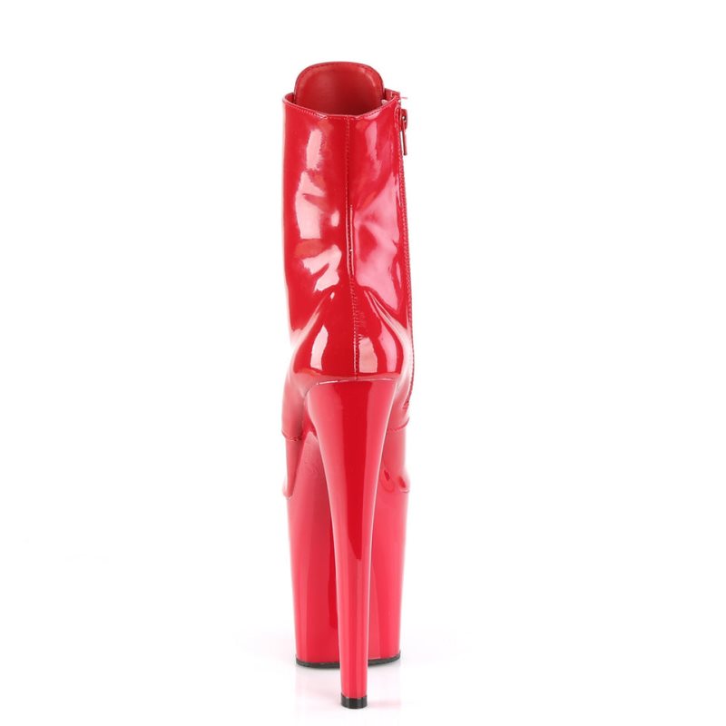 Pleaser Xtreme-1020 Laarzen Dames Rood | BELGIE BEXHRIPS