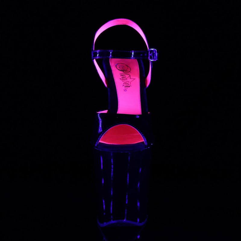 Pleaser Xtreme-809TT Hakken Dames Roze Zwart | BELGIE BEOPCKUE