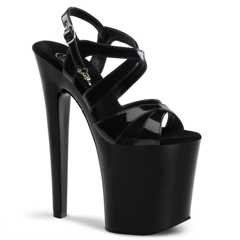 Pleaser Xtreme-872 Hakken Dames Zwart | BELGIE BEEMPDJF
