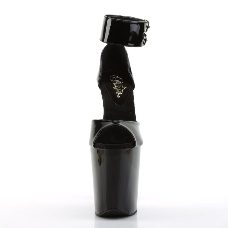 Pleaser Xtreme-875 Hakken Dames Zwart | BELGIE BEZROTDW